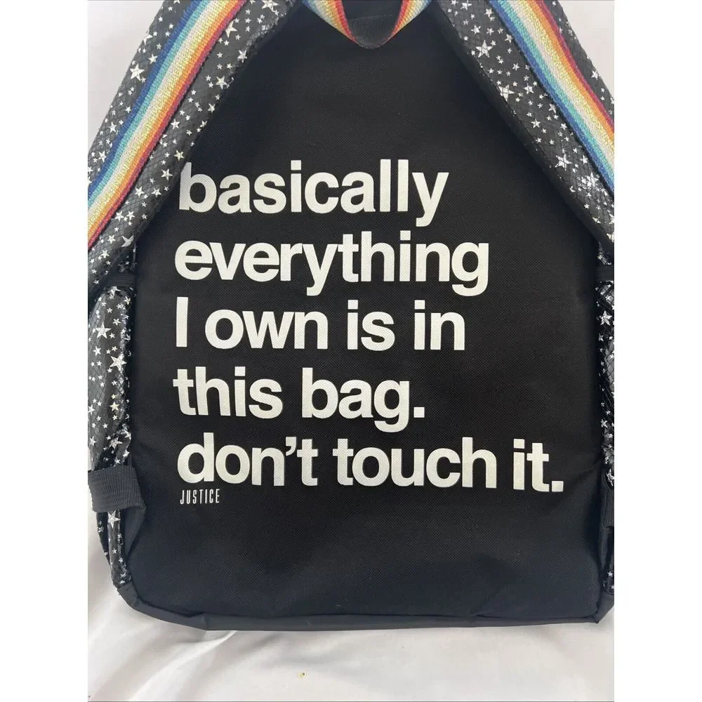 Justice girls backpack